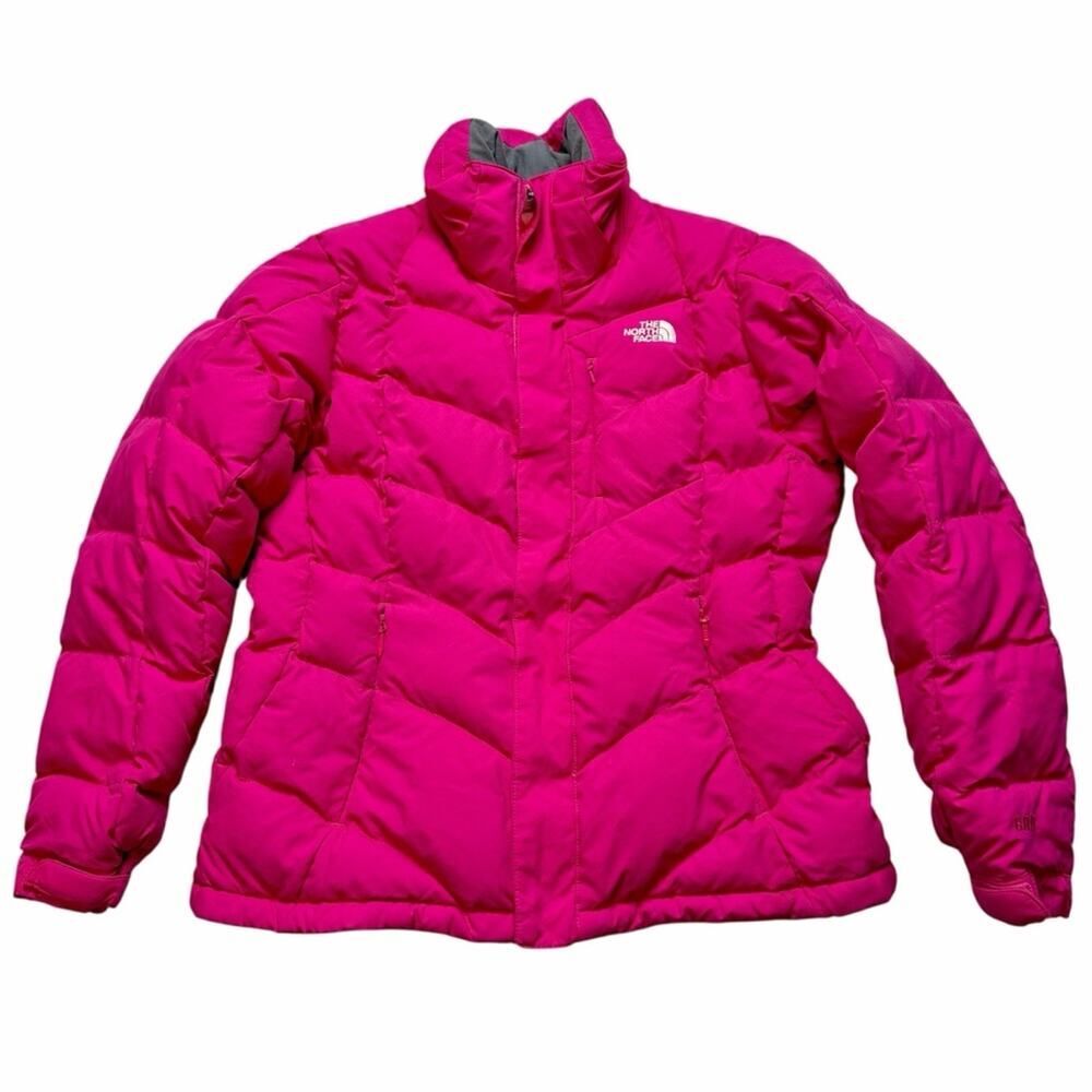 The North Face Hooded Down Jacket Pink Korea Edition Large